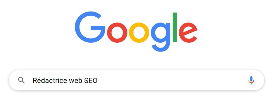 recherche google rédactrice web seo